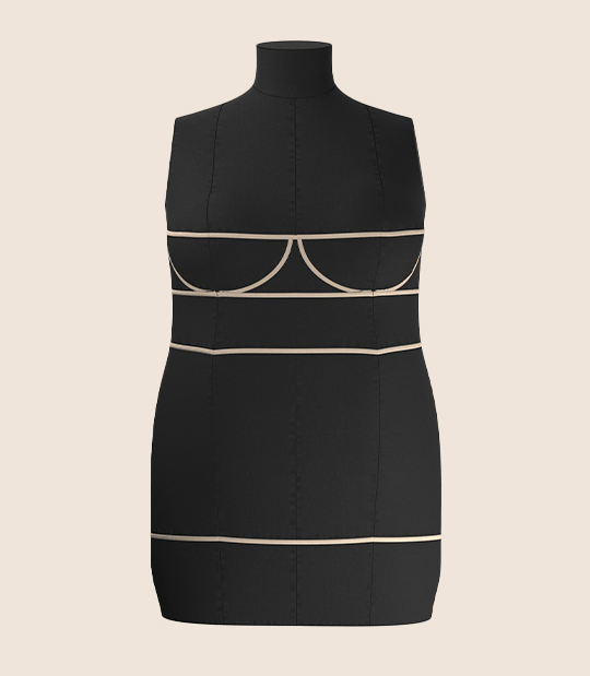 Customizable fit curvy